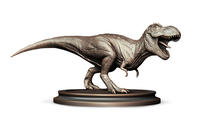 3D printing of dinosaur models